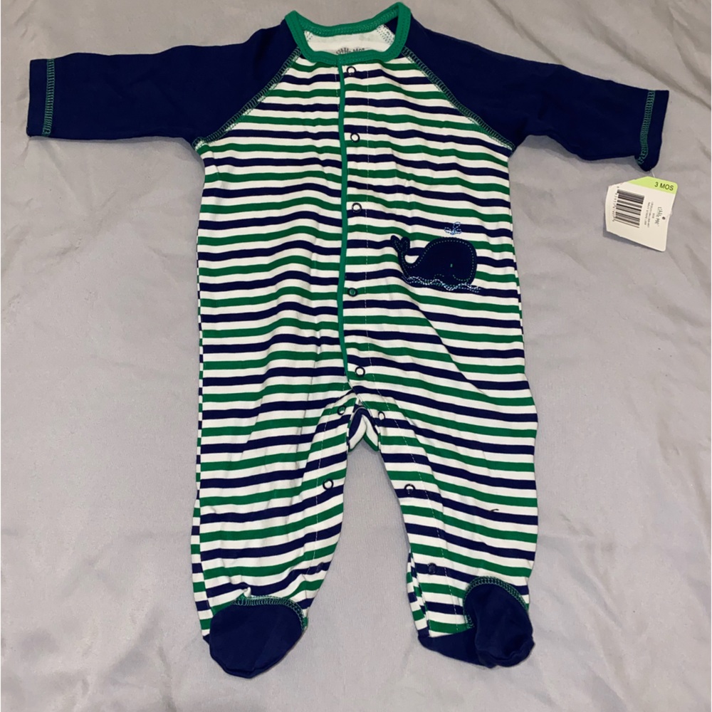 NWT Little Me sleeper 0-3 months
